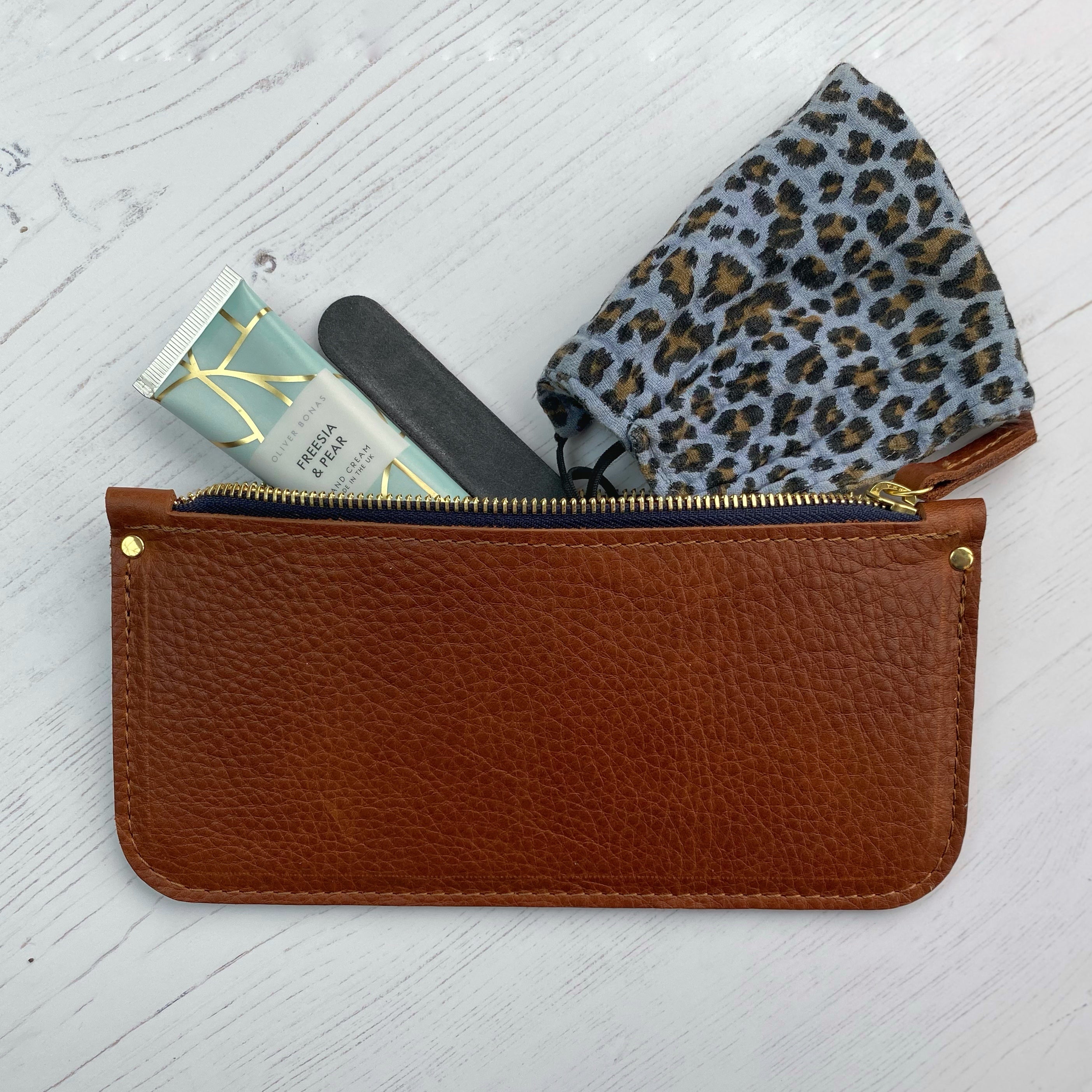 Leather Purse/Card Holder - Sage - LavenderLime purses